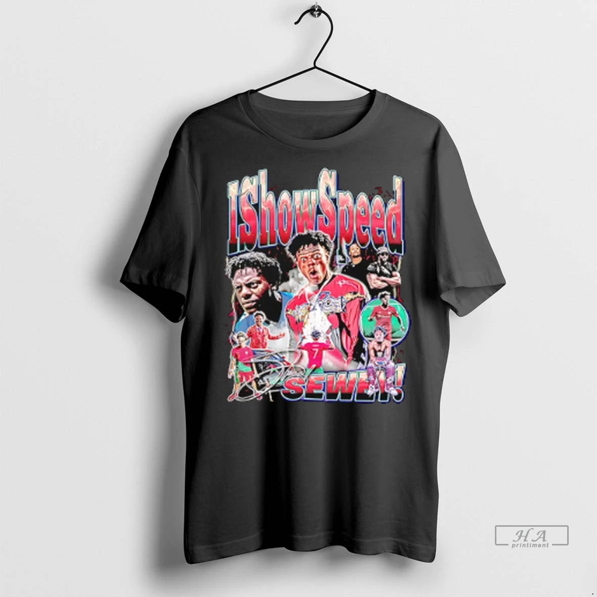 Trendy Officials Ishowspeed Sewey Picture Collage Shirt Sweater