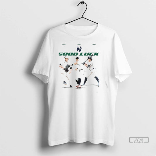 Trendy Officials New York Yankees Jets Good Luck Shirt Sweater