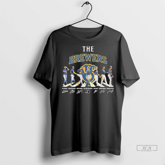 Trendy Officials The Brewers Abbey Road 2025 Postseason Shirt Sweater