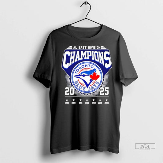 Trendy Officials Toronto Blue Jays 2025 Al East Division Champions Logo Shirt Sweater