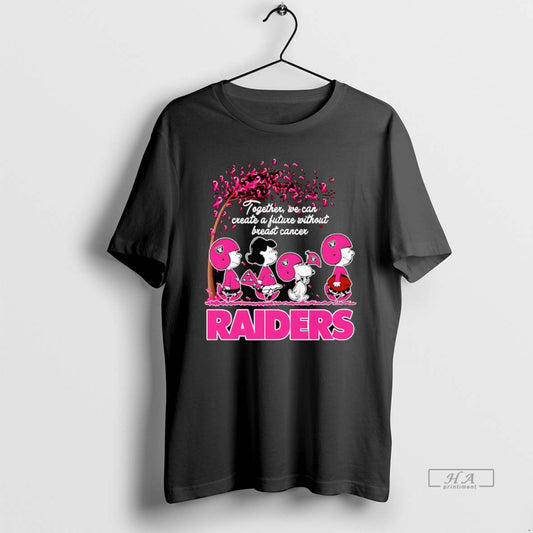 Trendy Peanuts Together We Can Create A Future Without Breast Cancer Raiders - clothing by TeeHivey.com