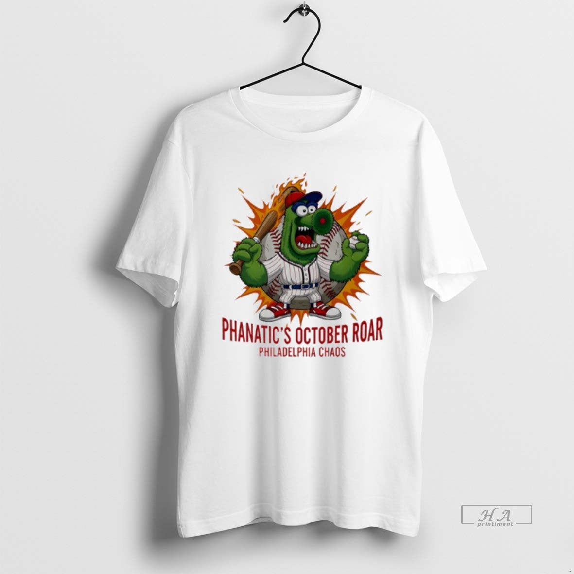 Trendy Philadelphia Phillies Phanatics October Roar Philadelphia Chaos Mascot - clothing by TeeHivey.com