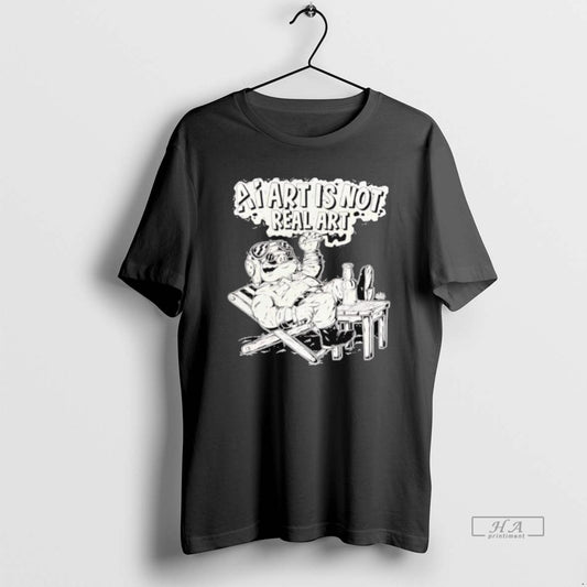 Trendy Pig Ai Art Is Not Real Art - clothing by TeeHivey.com