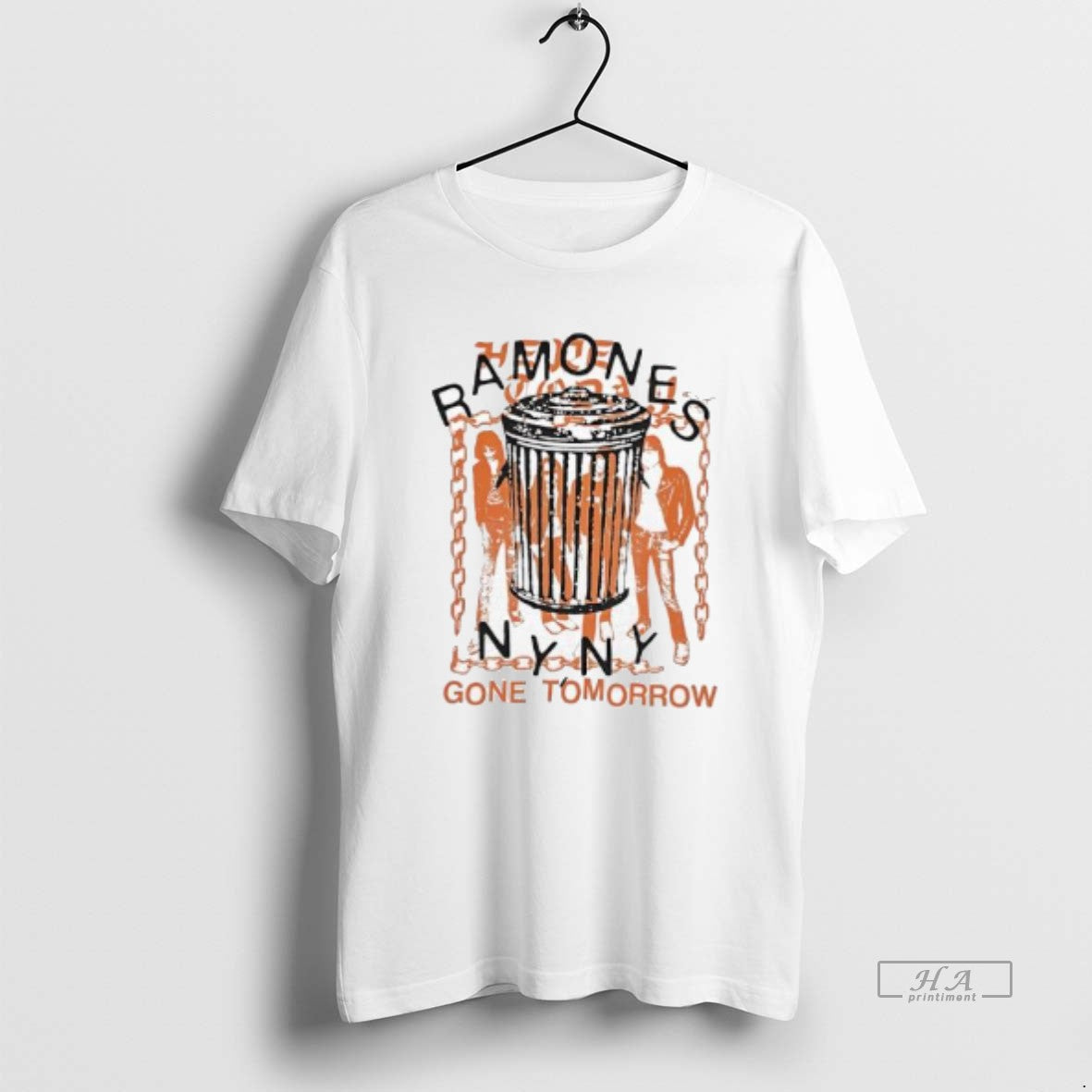 Trendy Ramones Nyny Gone Tomorrow Band Graphic - clothing by TeeHivey.com