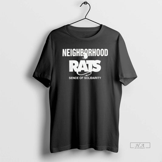 Trendy Rats X Neighborhood Sense Of Solidarity - clothing by TeeHivey.com