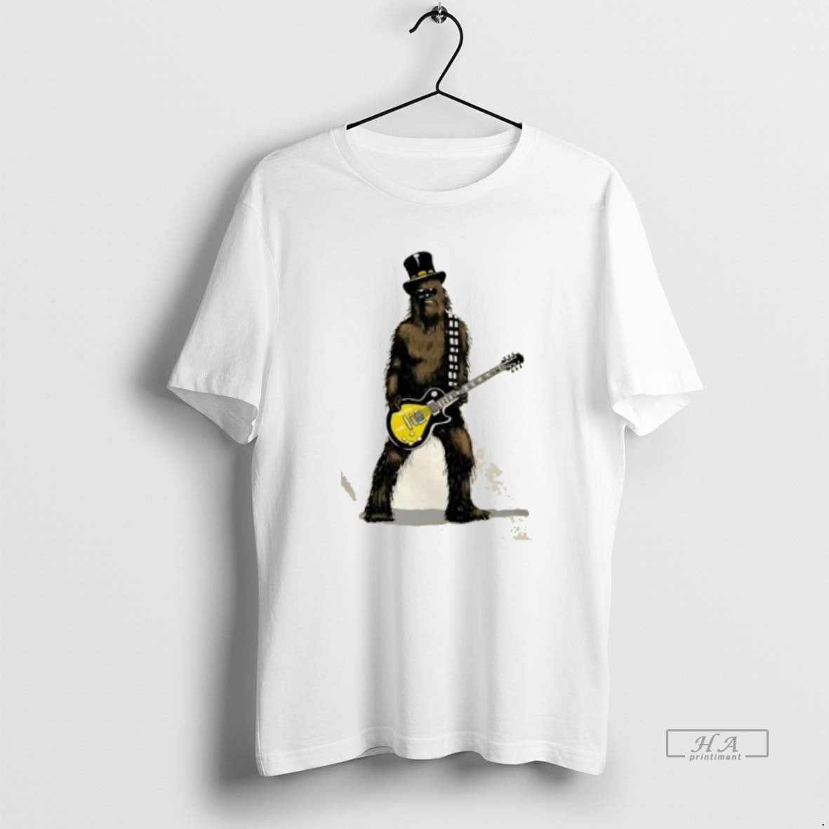 Trendy Rock Legend Guitar Wookiee Parody - clothing by TeeHivey.com
