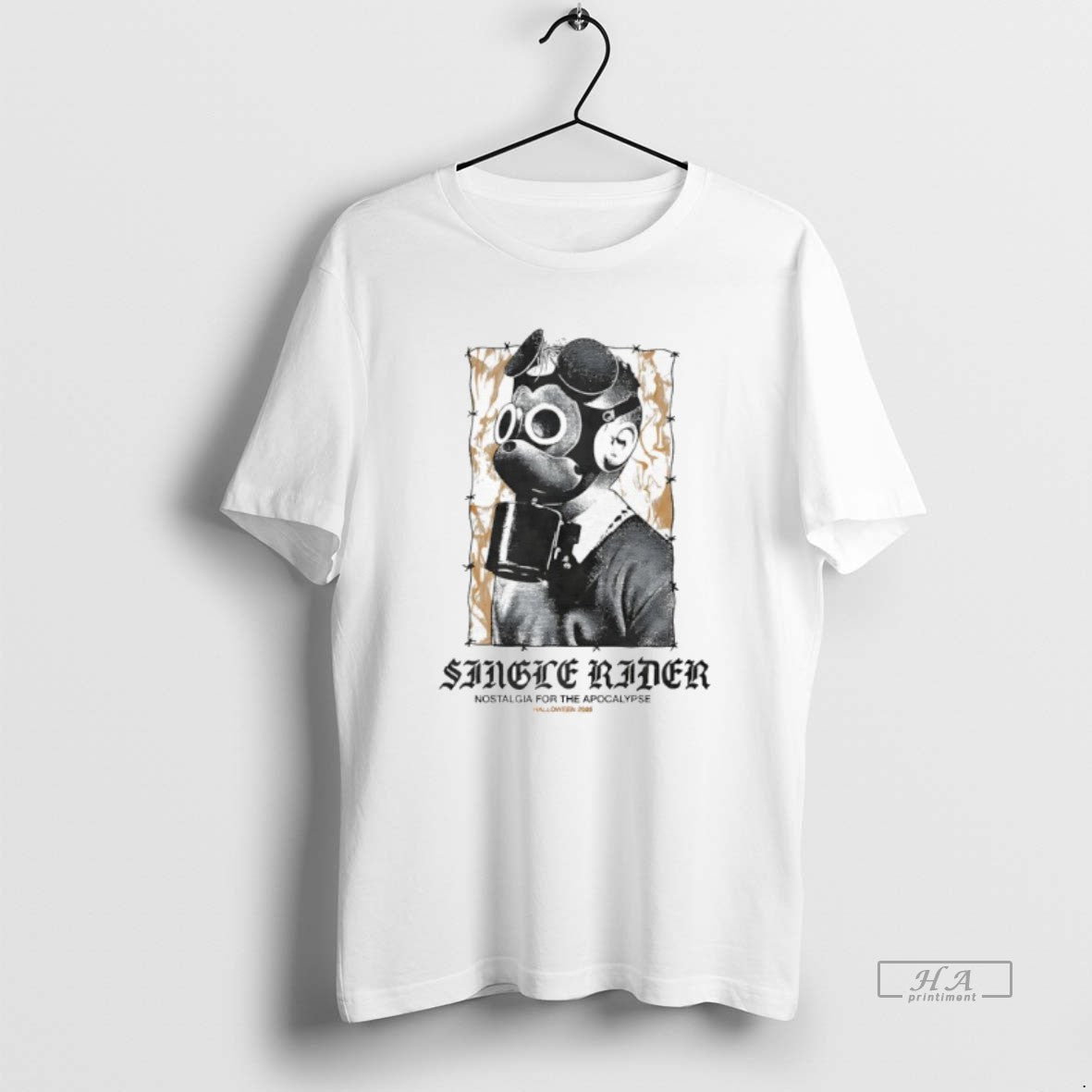 Trendy Single Rider Nostalgia For The Apocalypse Halloween 2025 - clothing by TeeHivey.com