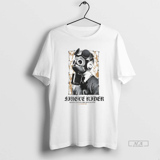 Trendy Single Rider Nostalgia For The Apocalypse Halloween 2025 - clothing by TeeHivey.com