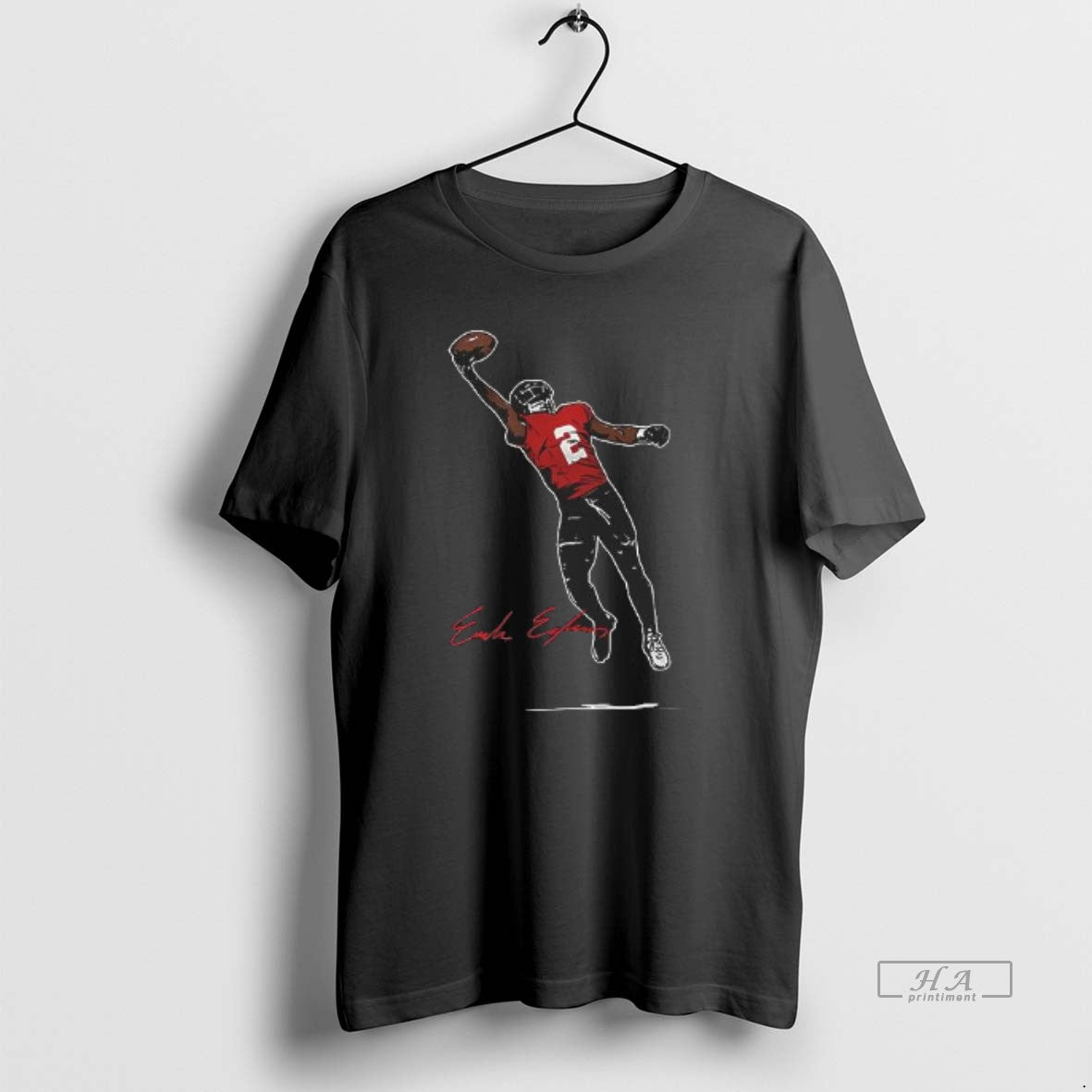 Trendy Tampa Bay Buccaneers Emeka Egbuka One Handed Catch Signature - clothing by TeeHivey.com