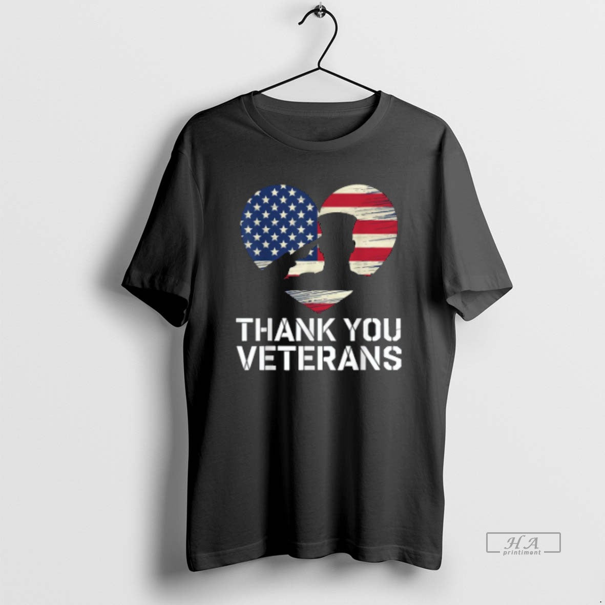Trendy Thank You Veterans Day American Flag Heart Patriotic Hero 1 1 - clothing by TeeHivey.com