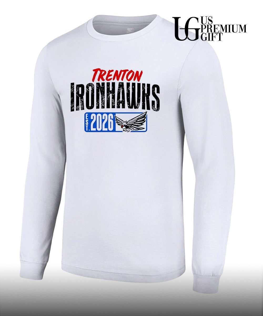 Trenton Ironhawks est 2026 logo shirt