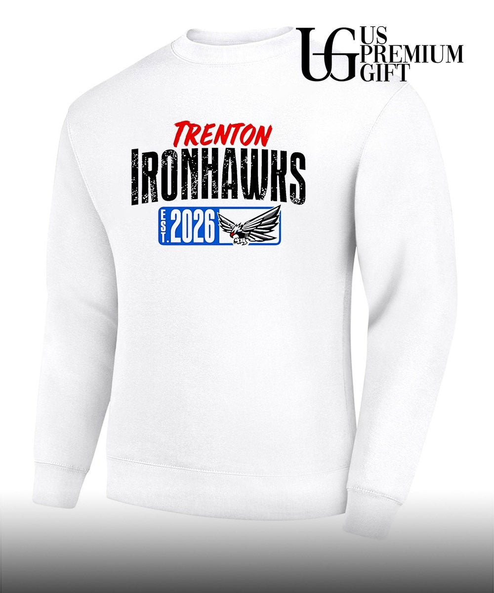 Trenton Ironhawks est 2026 logo shirt
