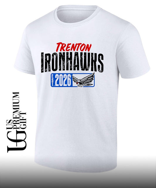 Trenton Ironhawks est 2026 logo shirt