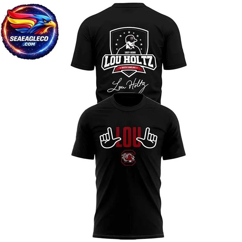 Tribute South Carolina Lou Holtz 1937 2026 Two Sided Shirt