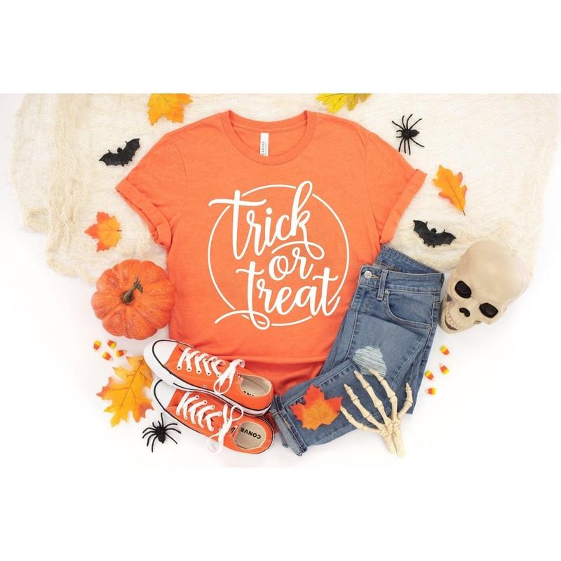 Trick Or Treat Halloween Shirts Funny Halloween Shirts Witch Shirt Hocus Pocus Shirt Trick Or Treat Shirt Happy Halloween Shirt