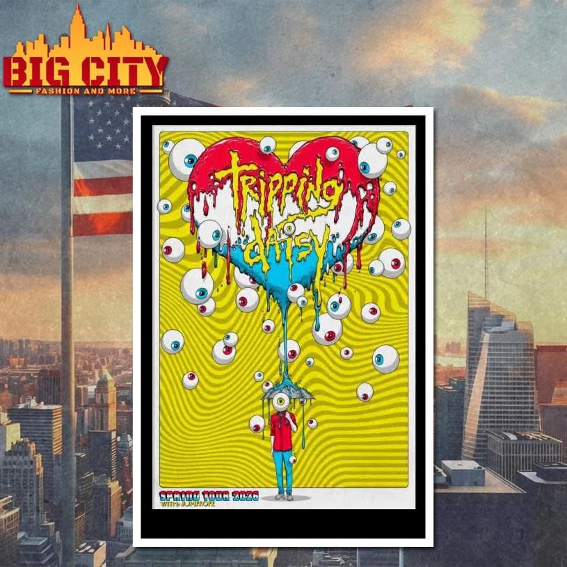 Tripping Daisy Spring Tour 26 Poster Shirt
