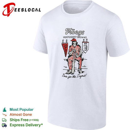 Tröegs Independent Brewing PA Proud est 1997 Beer for the Dugout shirt