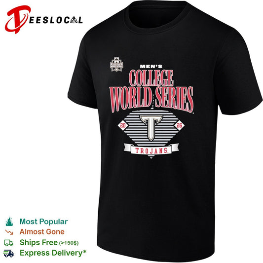 Trojans 2026 Men_s College World Series Omaha NCAA Baseball Championship Team shirt