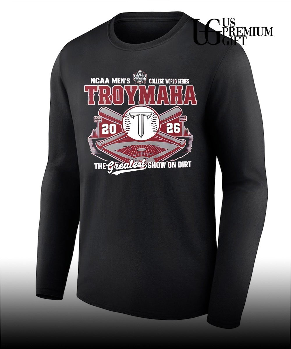 Troy Trojans 2026 NCAA Baseball Men’s College World Series Troymaha shirt