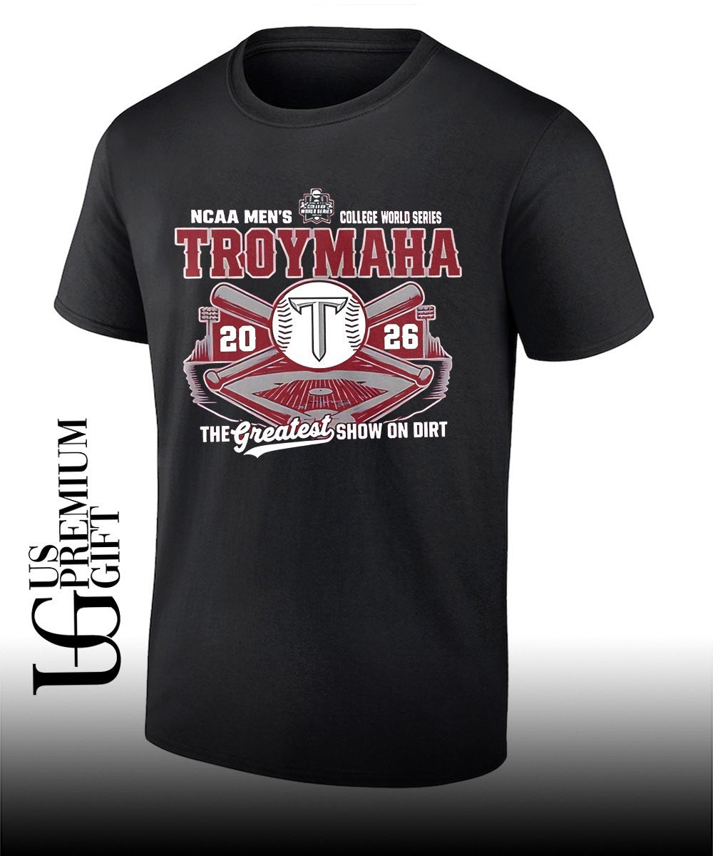 Troy Trojans 2026 NCAA Baseball Men’s College World Series Troymaha shirt
