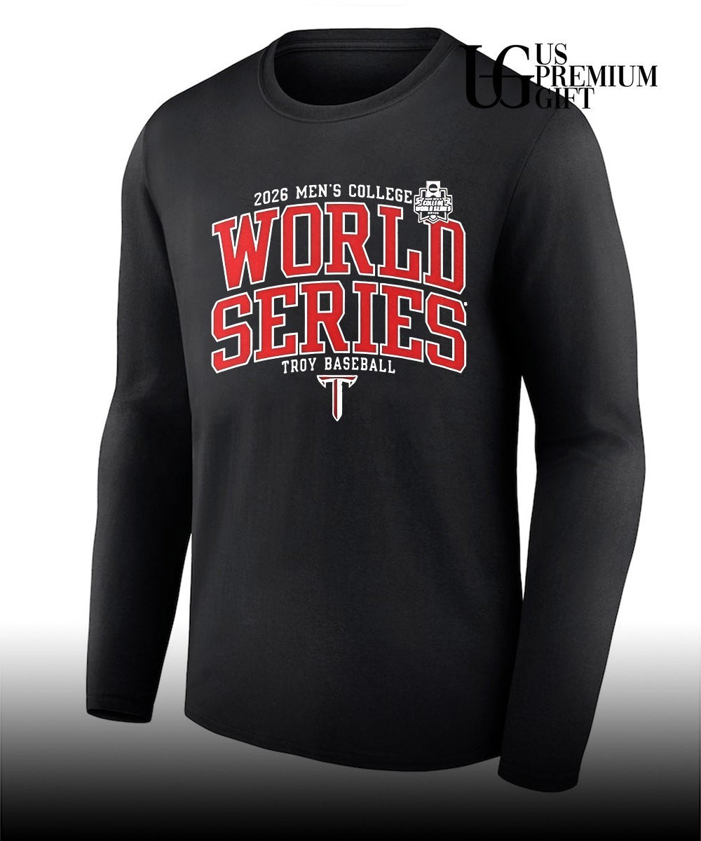 Troy Trojans Men’s College World Series 2026 logo shirt