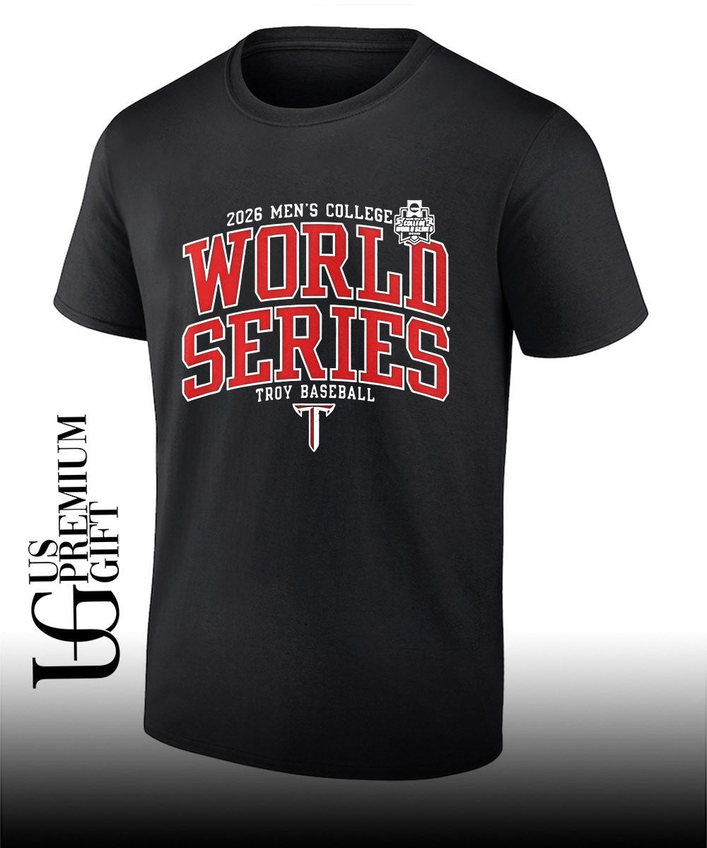 Troy Trojans Men’s College World Series 2026 logo shirt