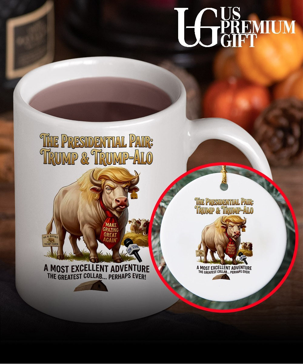 Trump Buffalo presidential pair Trump and Trump-Alo shirt