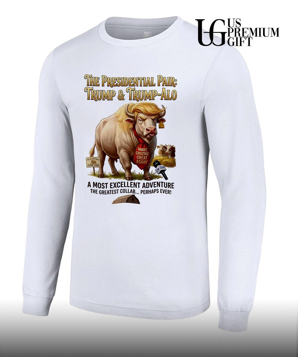 Trump Buffalo presidential pair Trump and Trump-Alo shirt