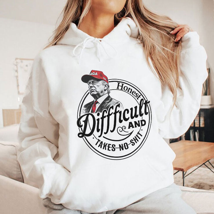 Trump Honest Difficult And Takes No Shit T Shirt
