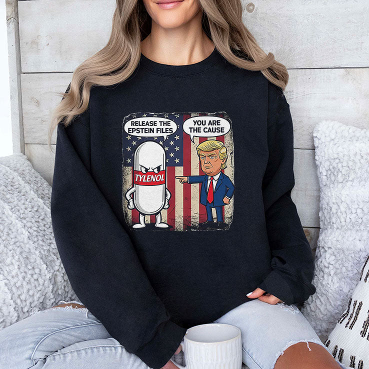 Tylenol Release The Epstein Files Trump T Shirt
