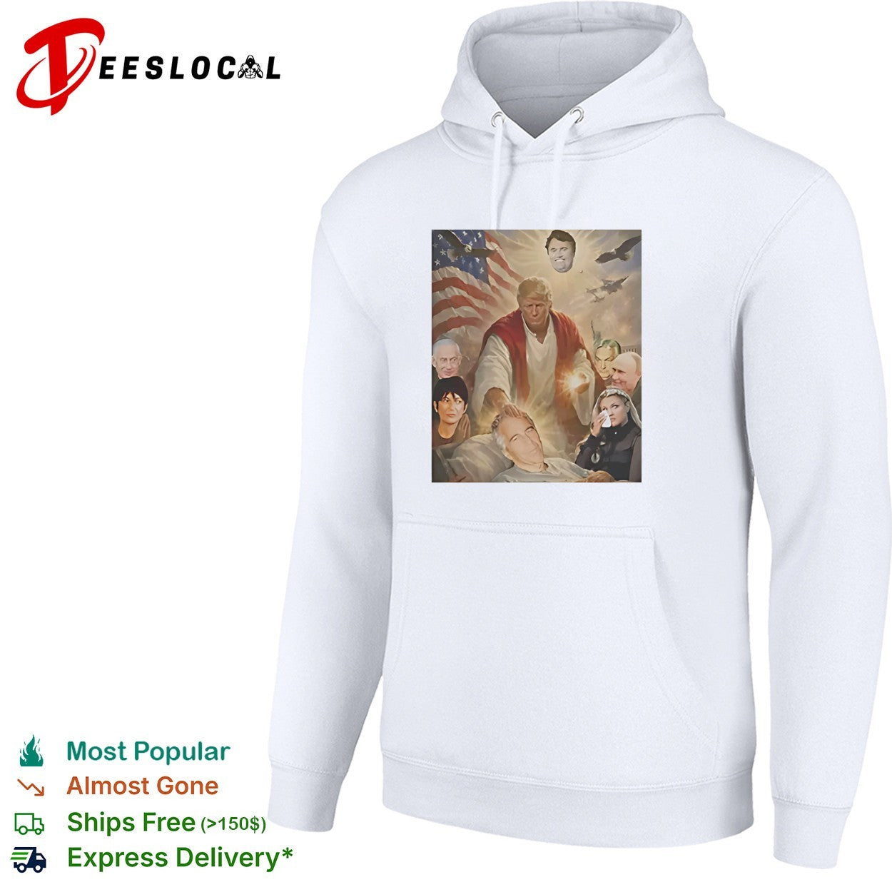 Trump as Christ political montage shirt