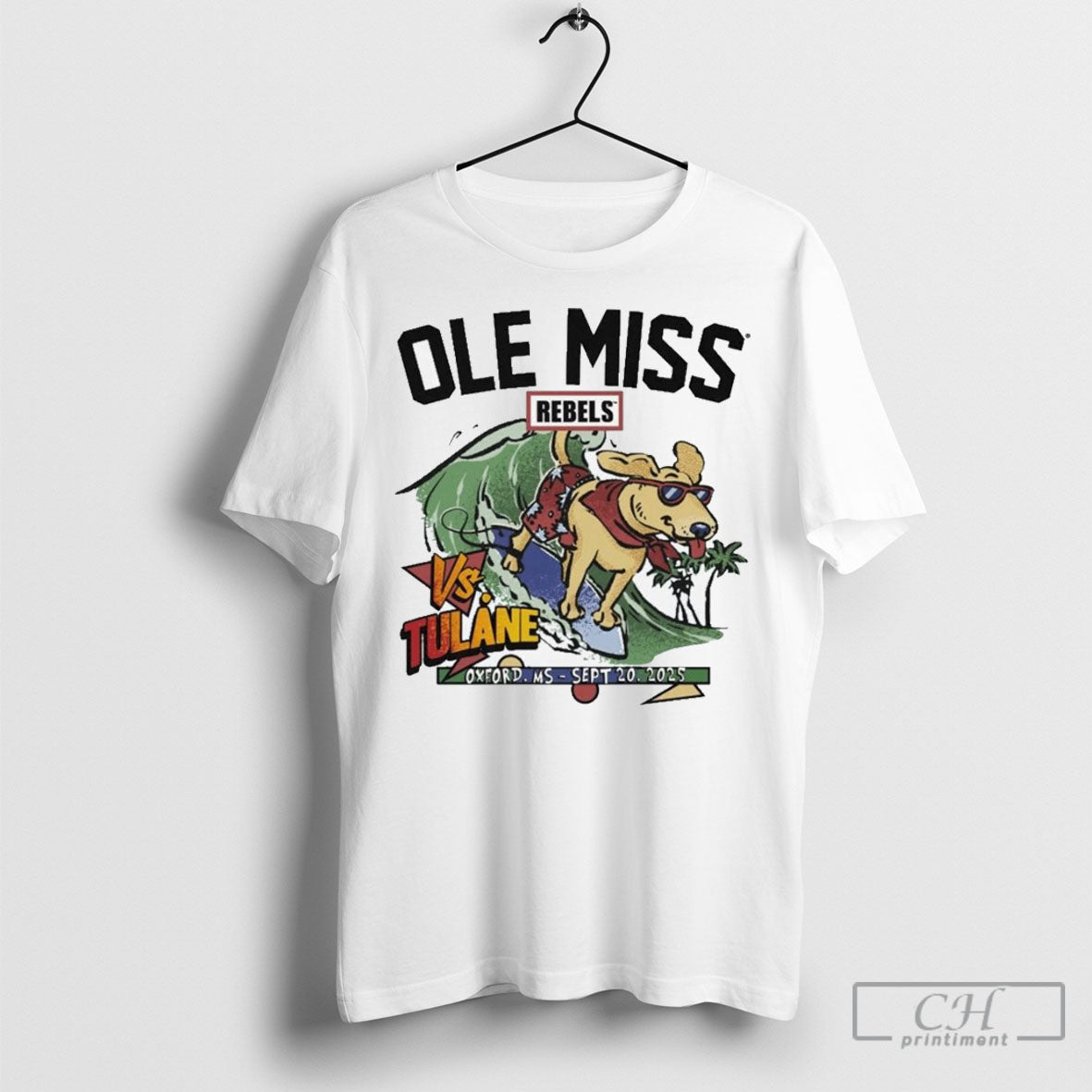 Tulane Green Wave Vs Ole Miss Game Day 2025 T Shirts