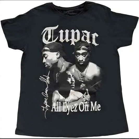 Tupac T Shirt 2Pac All Eyez On Me Logo Official Womens Boyfriend Fit