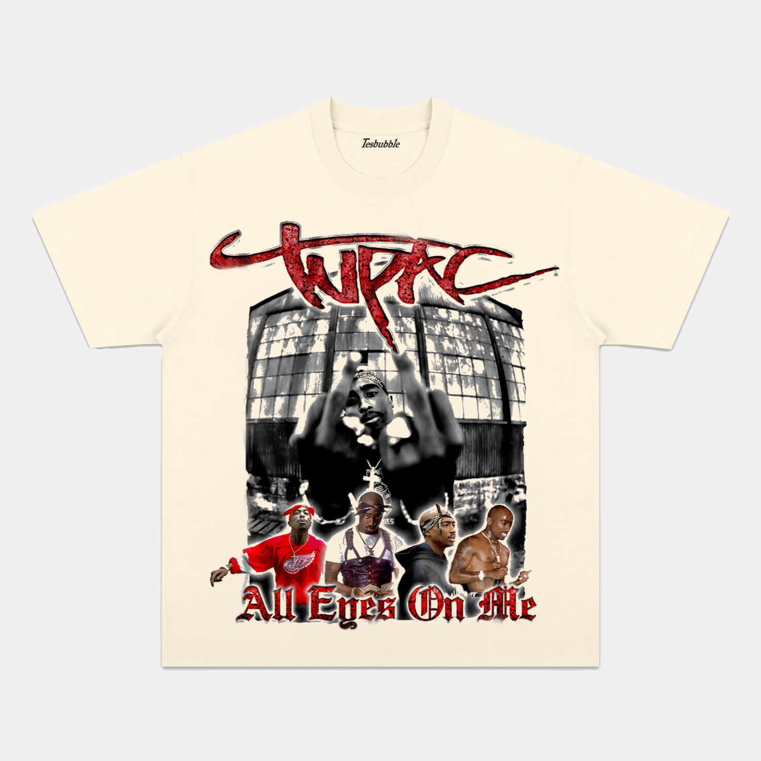 TUPAC THUG LIFE TEE - clothing by TeeHivey.com (Image 4)