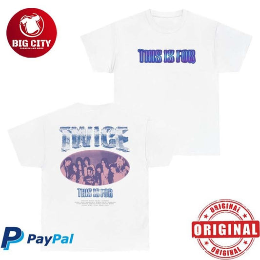 Twice Tour Store Twice Tour Portrait Two Sided Shirt