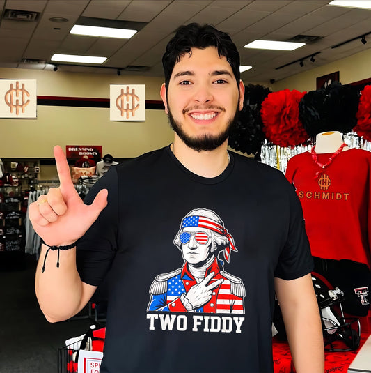 Two Fiddy George Washington America 250th Anniversary Shirt