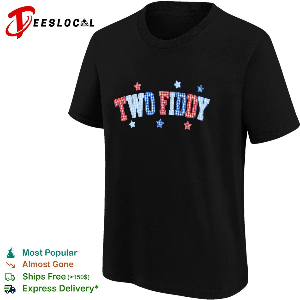 Two fiddy shirt