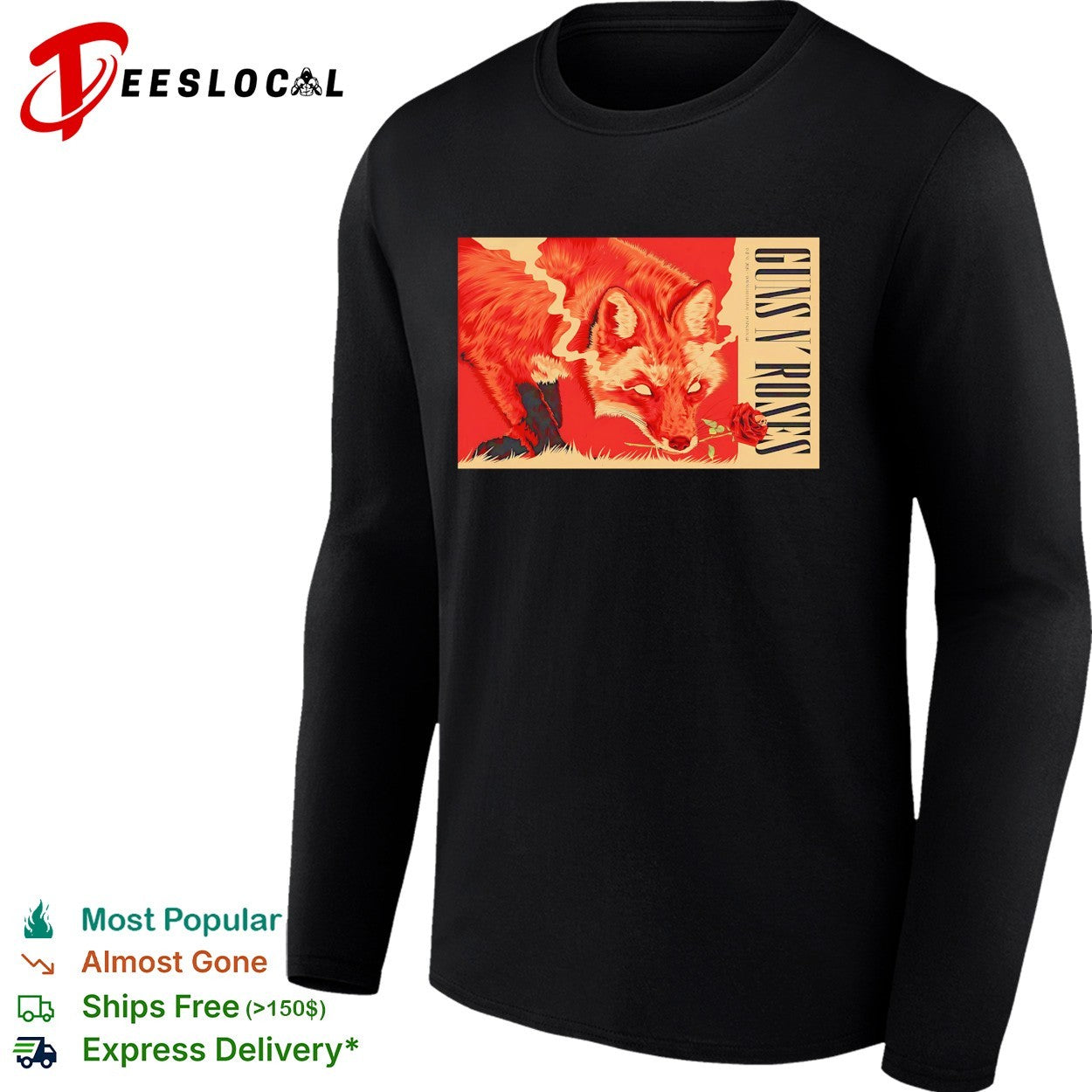 Two foxes dramatic confrontation concert framed poster art shirt