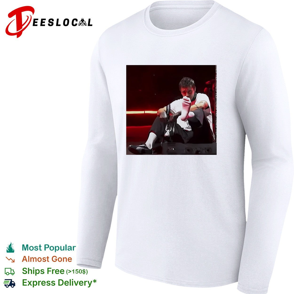 Tyler Joseph Twenty One Pilots show white sox funny shirt