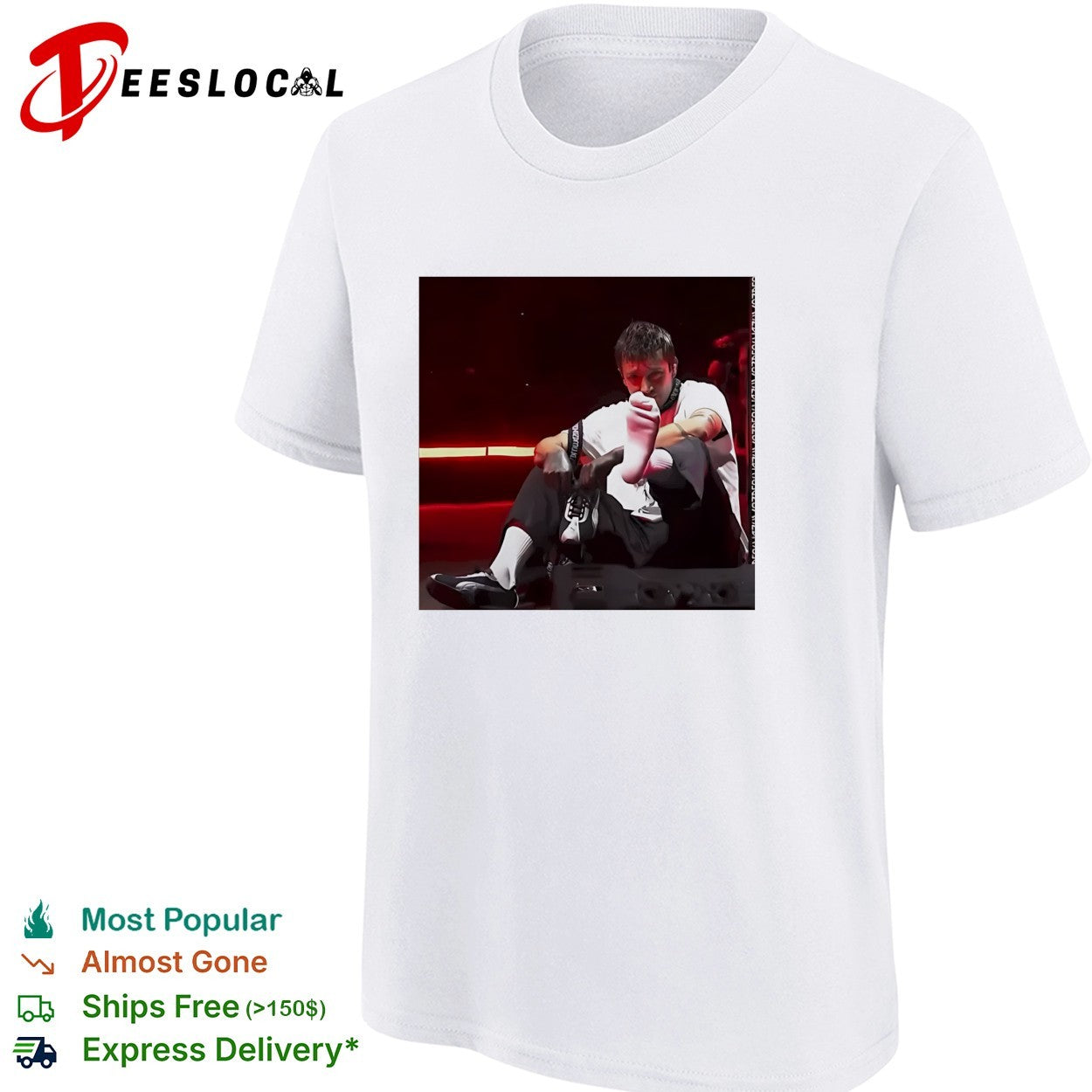 Tyler Joseph Twenty One Pilots show white sox funny shirt
