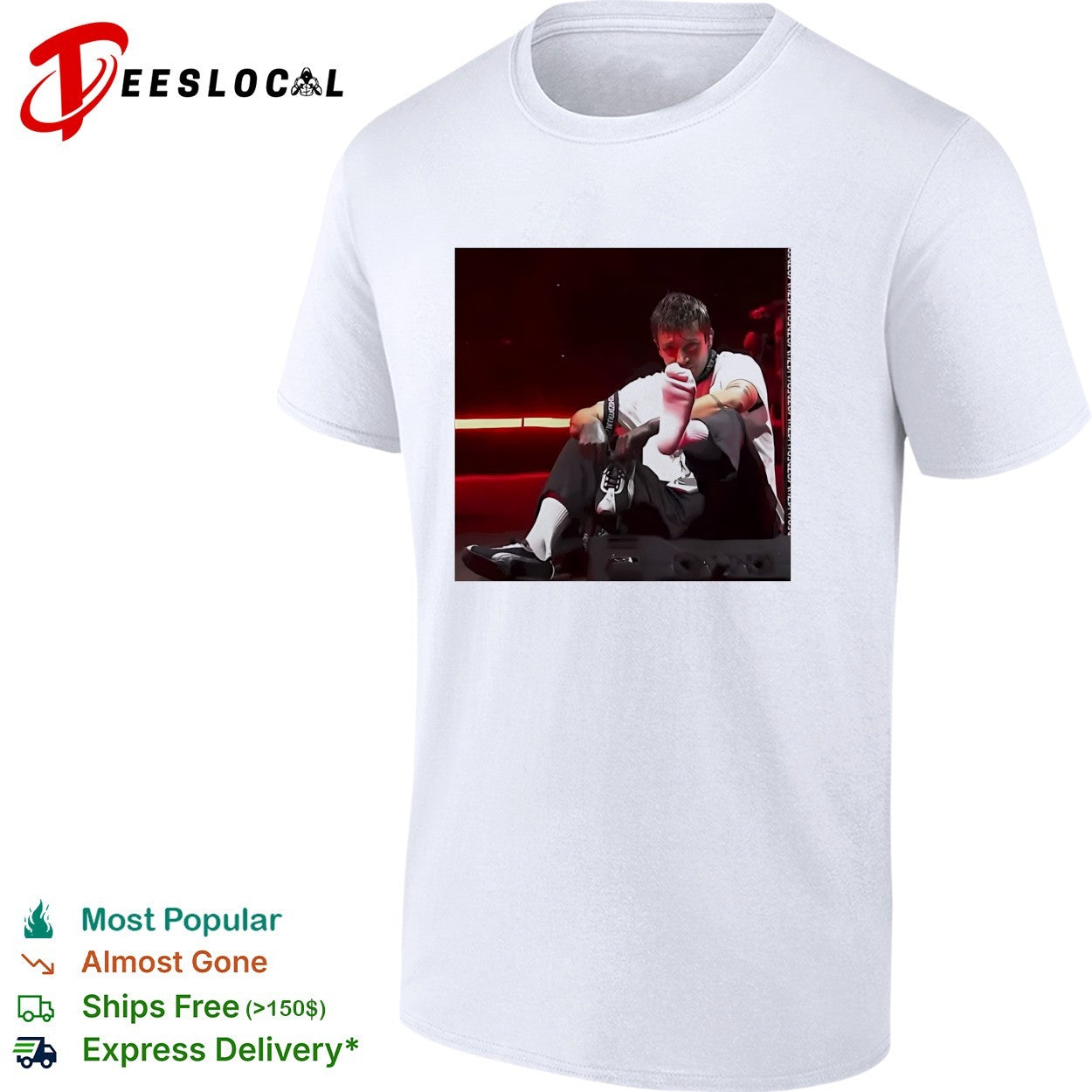 Tyler Joseph Twenty One Pilots show white sox funny shirt