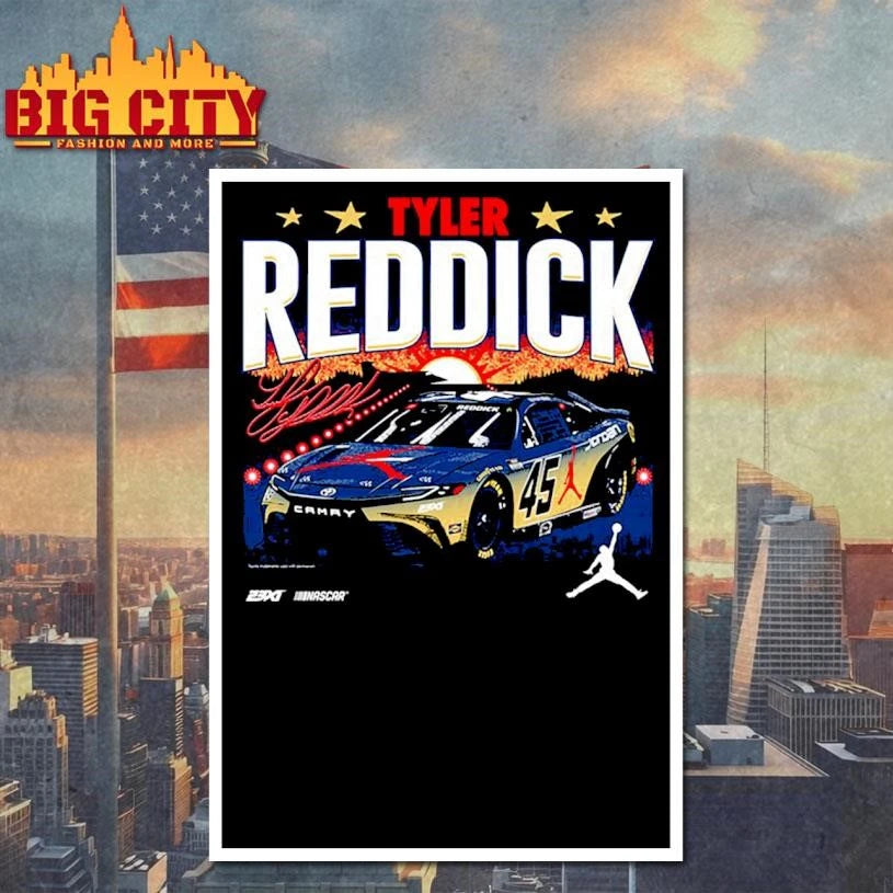 Tyler Reddick Classic Ink Black Scheme Shirt