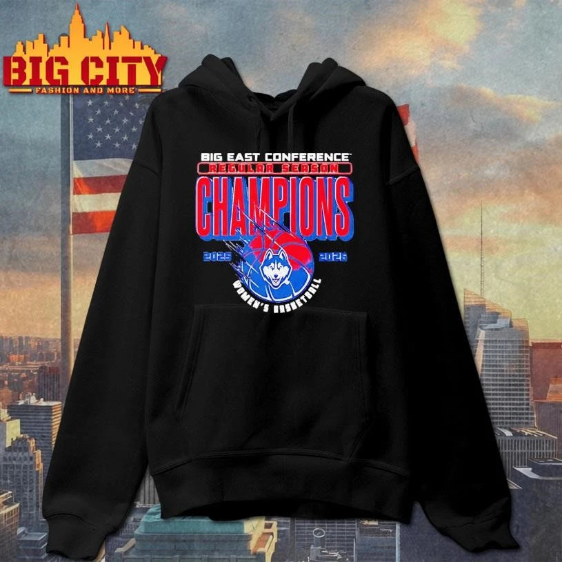 UConn Women’s Basketball Big East Regular Season Champions 2025-26 Shirt
