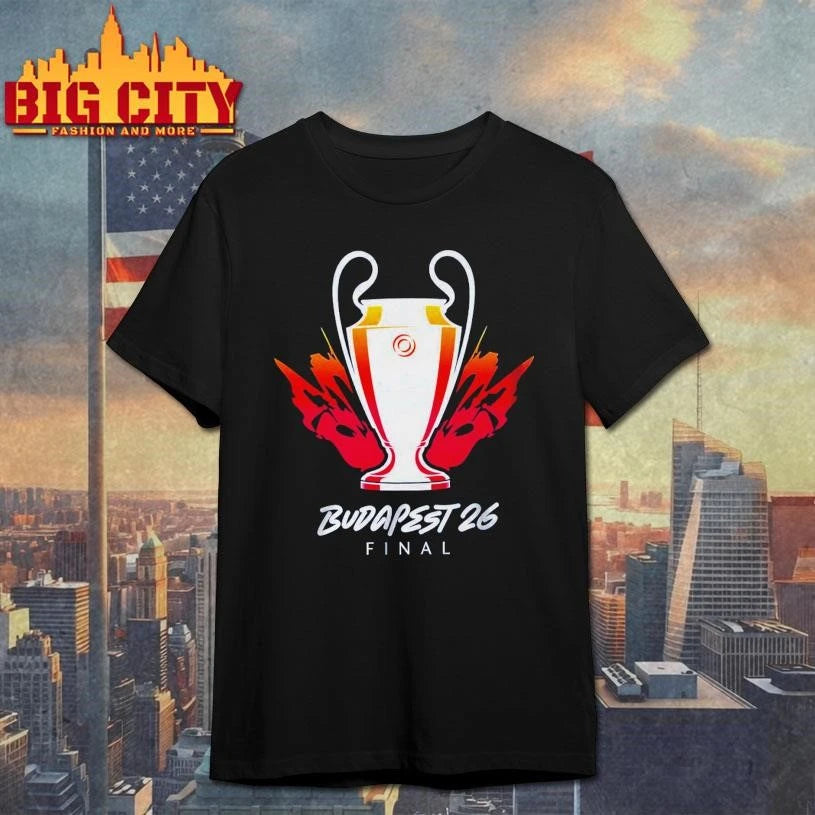UEFA Champions League Budapest 26 Final Trophy Shirt