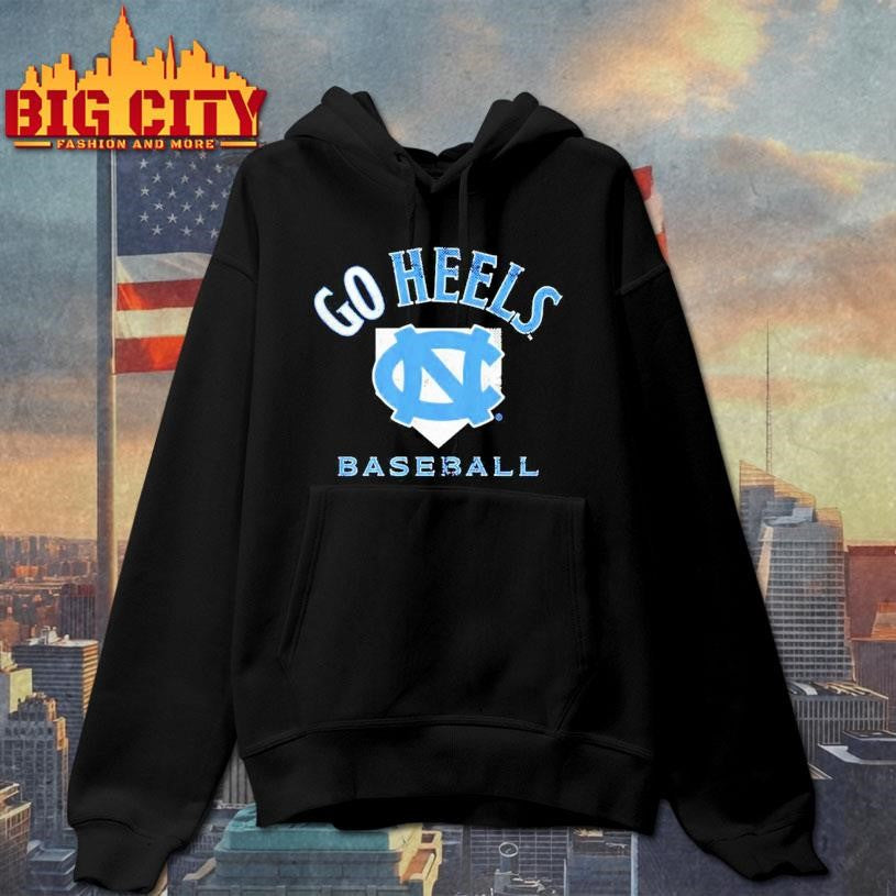 UNC Baseball Go Heels Home Plate State logo Shirt