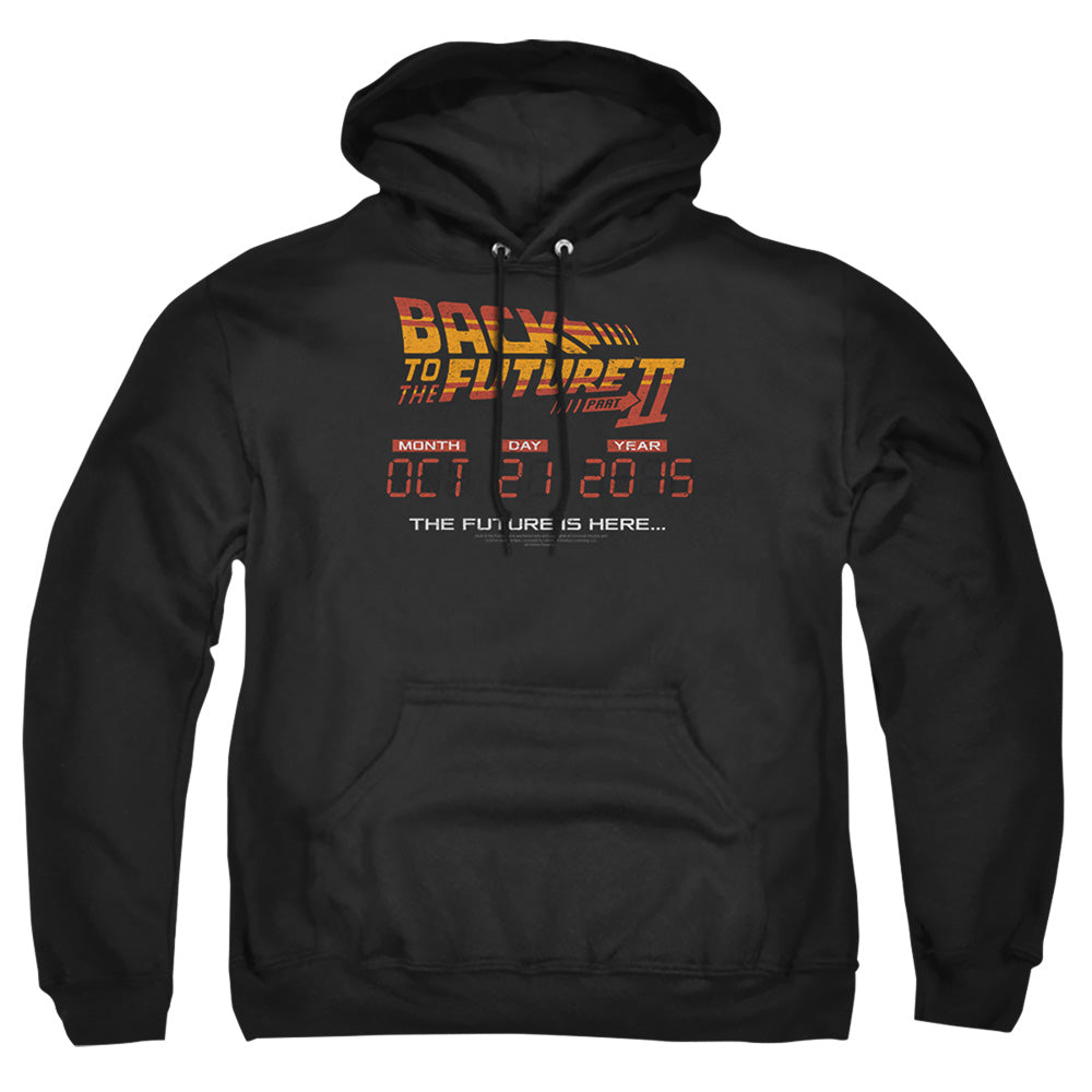 Back To The Future Ii Future Is Here Mens Hoodie Black - clothing by TeeHivey.com (Image 2)
