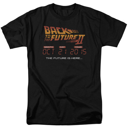Back To The Future Ii Future Is Here Mens T Shirt Black Black - clothing by TeeHivey.com