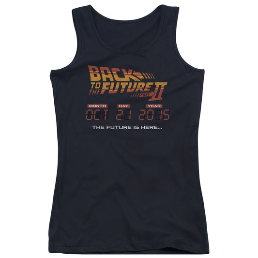 Back To The Future II Future Is Here Womens Tank Top Shirt Black - clothing by TeeHivey.com