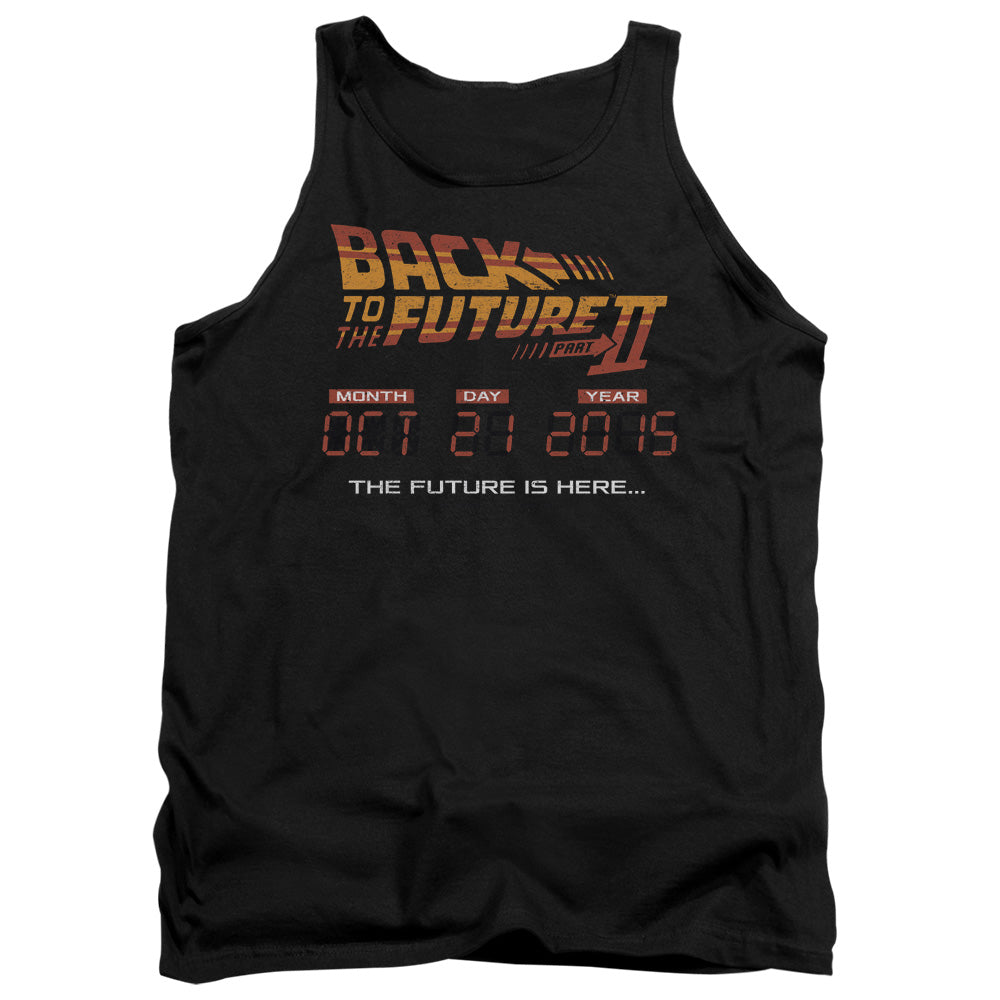Back To The Future II Future Is Here Mens Tank Top Shirt Black - clothing by TeeHivey.com