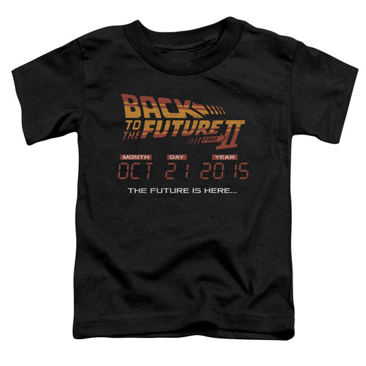 Back To The Future II Future Is Here Toddler Kids Youth T Shirt Black - clothing by TeeHivey.com